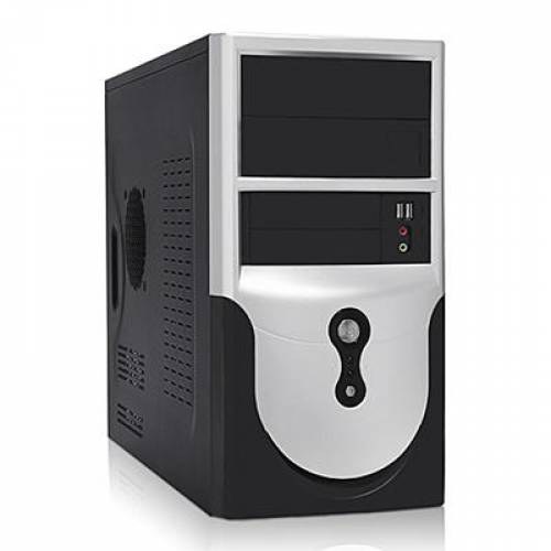 A desktop tower computer case