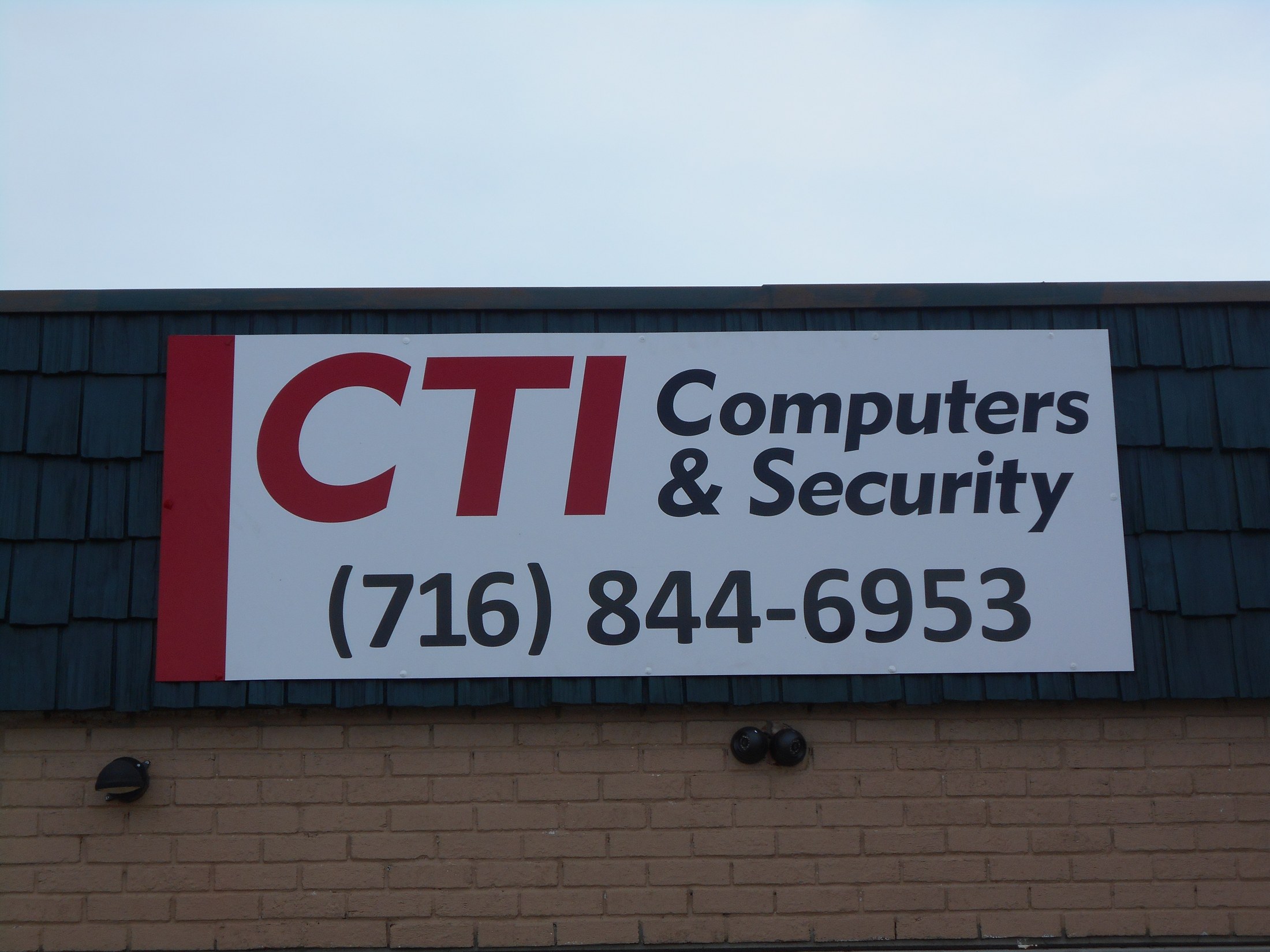 CTI Computers and Security storefront in Western New York